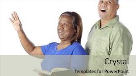  Presentation with hymn - Amazing theme having praises together from a hymn backdrop and a mint green colored foreground