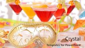  Presentation with birthday invitation - Amazing presentation theme having biology - latest engineering - science research backdrop and a sky blue colored foreground