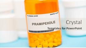  Presentation with parkinson disease - Presentation theme featuring pramipexole-is-a-medication-used background and a lemonade colored foreground