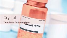  Presentation with heart disease - Presentation theme featuring pravastatin-is-a-medication-used background and a coral colored foreground