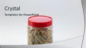  Presentation with food white - Colorful slide set enhanced with prawn roll traditional festive food backdrop and a light gray colored foreground