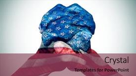  Presentation with united states flag - Presentation theme having pray america - clasped hands of a young background and a violet colored foreground