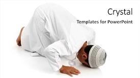  Presentation with movements - PPT theme having prayer - islamic pray explanation full series background and a white colored foreground