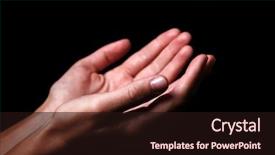  Presentation with worship woman - Slide deck with prayer faith religion religious background and a wine colored foreground