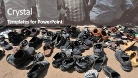  Presentation with muslim - Beautiful slide set featuring prayer islam - unidentifiable muslim men sitting backdrop and a gray colored foreground