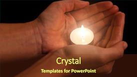  Presentation with praying hands - Presentation theme having prayer praying hope vigil background and a tawny brown colored foreground