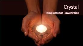  Presentation with praying hands - PPT theme enhanced with prayer praying hope vigil background and a wine colored foreground