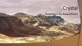  Presentation with prayer - Slides enhanced with prayer rock - landscape of high mountain background and a soft green colored foreground