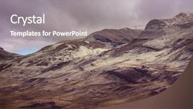  Presentation with mountain snow - Audience pleasing PPT layouts consisting of prayer rock - landscape of snow high mountain backdrop and a gray colored foreground