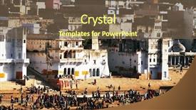  Presentation with city india - Audience pleasing presentation consisting of prayer walk - pushkar holy city rajasthan india backdrop and a  colored foreground