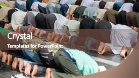  Presentation with crowd - PPT layouts featuring praying together background and a  colored foreground