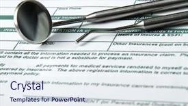  Presentation with inspection - Cool new slide set with pre inspection - dental tools backdrop and a sky blue colored foreground