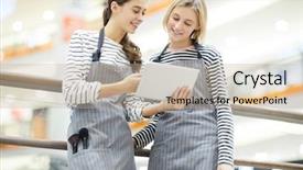  Presentation with danger online dating - Audience pleasing PPT layouts consisting of pre sales - one of young clerks showing backdrop and a mint green colored foreground