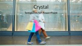  Presentation with trade - Theme with pre sales - sale in trade center background and a  colored foreground