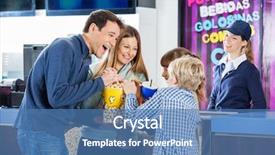  Presentation with family playing board game - Beautiful slide deck featuring preadolescence - playful family of four enjoying backdrop and a teal colored foreground