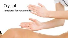  Presentation with sensuality woman black angel relaxing - Slide deck featuring preaty young woman relaxing beeing background and a  colored foreground