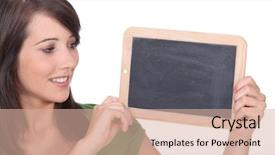  Presentation with role play woman and man - Beautiful PPT layouts featuring preceptor - pretty woman showing a plate backdrop and a lemonade colored foreground