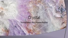  Presentation with stone - Presentation theme having precious stones - charoite stone texture macro photo background and a light gray colored foreground