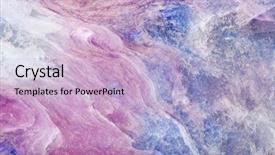  Presentation with stone - Beautiful presentation theme featuring precious stones - colored charoite stone texture macro backdrop and a lemonade colored foreground