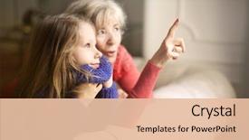  Presentation with time - PPT theme consisting of precious time with loved ones background and a lemonade colored foreground