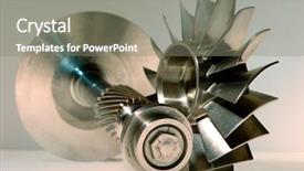  Presentation with precision - Slide set consisting of black binoculars on a white background background and a light gray colored foreground