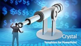  Presentation with forex trading - Presentation having predictive intelligence - businessman in forex trading business background and a teal colored foreground