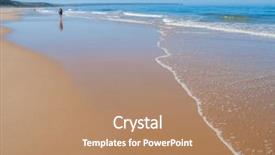  Presentation with summer at the beach - Slides having preference - fonte da telha beach background and a  colored foreground