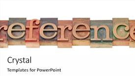  Presentation with vintage - Slides having preferences - isolated word in vintage background and a white colored foreground