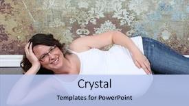  Presentation with pregnant woman - Cool new presentation theme with pregant - beautiful pregnant woman 8 months backdrop and a  colored foreground