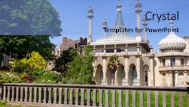  Presentation with royal - Presentation consisting of pregency - royal pavilion brighton pavilion former background and a light blue colored foreground