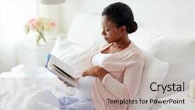  Presentation with modern medicine cardiology concept mixed - PPT layouts with pregnancy and leisure concept - smiling background and a mint green colored foreground