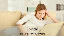  Presentation with headaches - Beautiful theme featuring pregnancy blood - pregnant woman suffering from headaches backdrop and a lemonade colored foreground