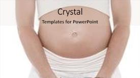  Presentation with pregnant woman - Colorful theme enhanced with confined space - pregnant caucasian woman hands attached backdrop and a lemonade colored foreground