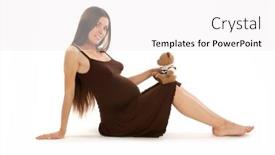  Presentation with pregnant - Presentation with pregnant-female-on-a-white background and a white colored foreground