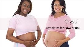  Presentation with guts - PPT theme enhanced with pregnant wearing their big gut background and a lemonade colored foreground