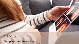  Presentation with woman child - Amazing PPT layouts having pregnant-woman-is-looking backdrop and a soft green colored foreground