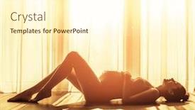  Presentation with pregnant woman - Slide deck featuring pregnant-woman-on-window-background background and a cream colored foreground