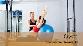  Presentation with health care reform - Amazing theme having pregnant woman pilates reformer cadillac backdrop and a yellow colored foreground