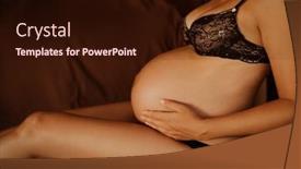  Presentation with black baby - Presentation consisting of pregnant-woman-pregnancy-boudoir-photoshoot background and a wine colored foreground