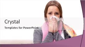  Presentation with cough and cold - Audience pleasing PPT layouts consisting of pregnant woman sadness - teenager suffering from cold sitting backdrop and a white colored foreground