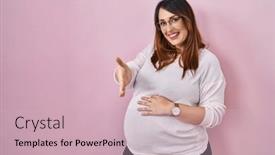  Presentation with pink business - 