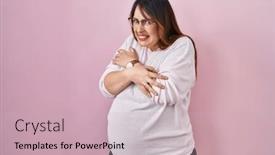  Presentation with sad woman - 