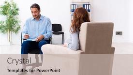  Presentation with pregnant woman - Cool new theme with pregnant-woman-visiting-young-male backdrop and a mint green colored foreground