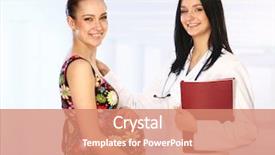  Presentation with artistic - Amazing PPT layouts having pregnante woman backdrop and a coral colored foreground