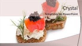  Presentation with art black and white marble - Colorful presentation enhanced with premium - delicious canapes with black caviar backdrop and a lemonade colored foreground