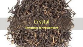  Presentation with tea - Slides featuring premium-quality-red-tea background and a tawny brown colored foreground