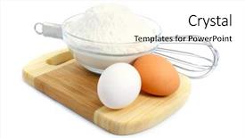  Presentation with flebotomia preparation for a blood - Amazing slide set having premix - eggs and flour ingredients backdrop and a  colored foreground