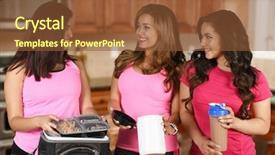  Presentation with meals - Slide deck consisting of prep - women working together on prepping background and a tawny brown colored foreground