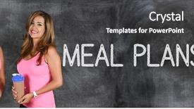  Presentation with working together - PPT theme with prep - women working together on prepping background and a dark gray colored foreground