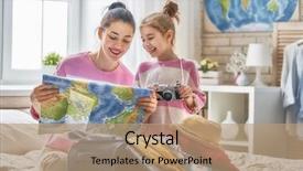  Presentation with journey - Cool new slides with preparation - go on an adventure happy backdrop and a coral colored foreground